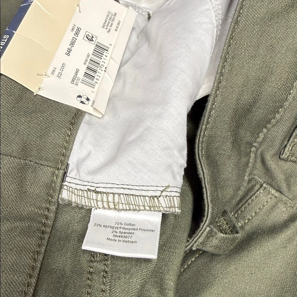 St. John Collection Olive Flare Jeans